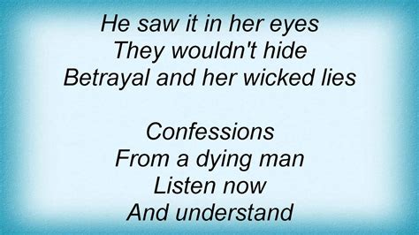 Confessions lyrics [Cannibal Corpse]
