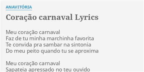 Coração Carnaval lyrics [ANAVITÓRIA]