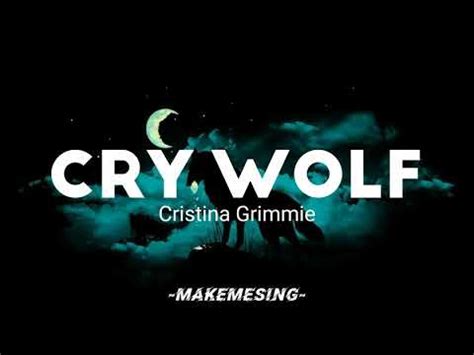 Cry Wolf lyrics [Christina Grimmie]