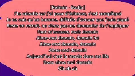 DEMAIN lyrics [Tshek]