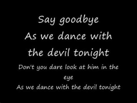 Dancing With The Devil lyrics [Vanishing Point]