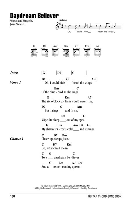 Daydream Believer lyrics [Daniel O'Donnell]