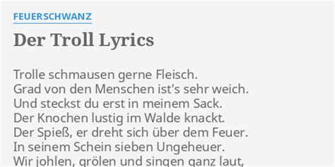 Der Troll lyrics [Feuerschwanz]