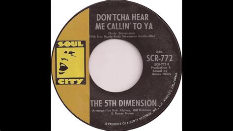 Don'tcha Hear Me Callin' to Ya lyrics [The 5th Dimension]