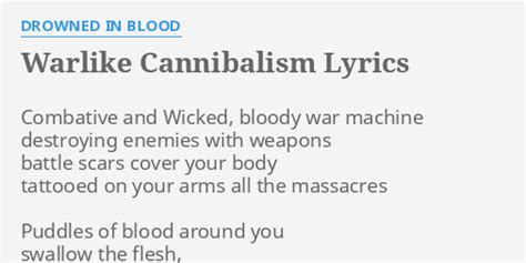 Drowned in Blood lyrics [Face of Oblivion]