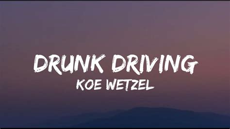 Drunk Driving lyrics [X|F]