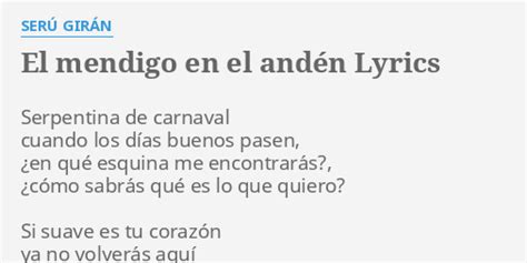 En el anden lyrics [Taxi (Spanish)]