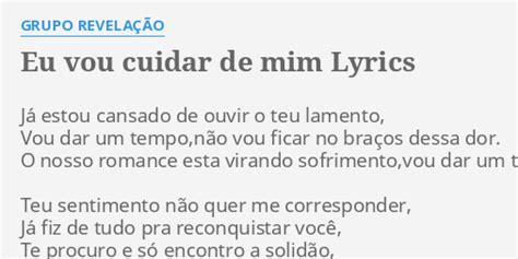 Eu Vou Tratar de Mim lyrics [Carlos Silveira]