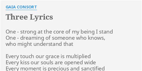 Every Sacred Thing lyrics [Gaia Consort]