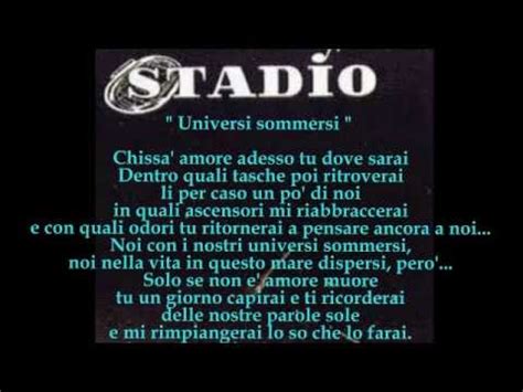 Facile lyrics [Stadio]