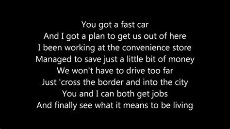 Fast Cars lyrics [Nazareth]