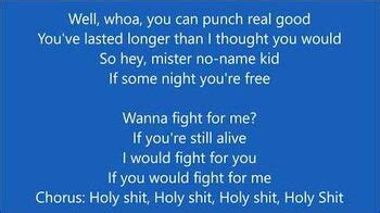 Fight For Me lyrics [Laurence O'Keefe & Kevin Murphy]