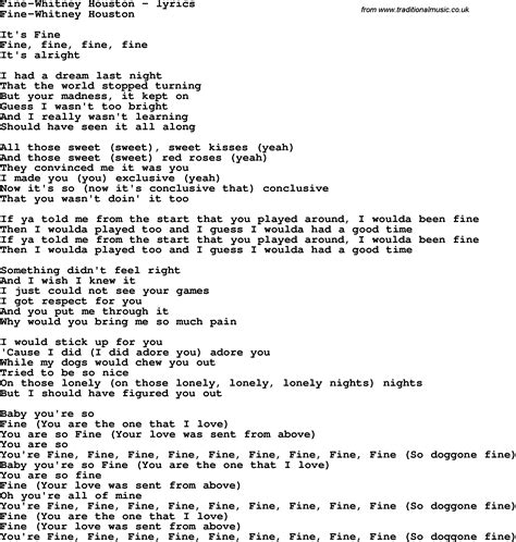 Fine lyrics [RickyM]