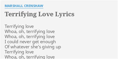 For Her Love lyrics [Marshall Crenshaw]