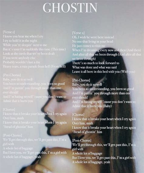 Ghostin lyrics [Luna Love]