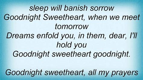 Goodnight, Sweetheart lyrics [Bing Crosby]