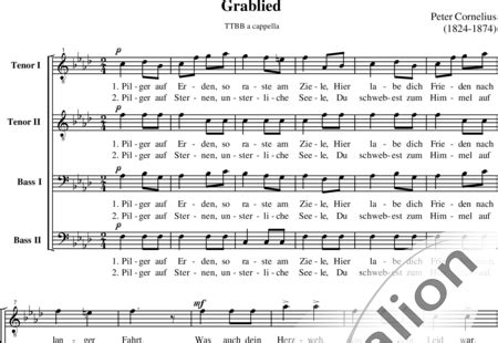 Grablied lyrics [Peter Cornelius]