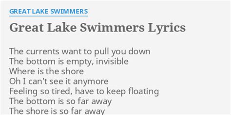 Great Lake Swimmers lyrics [Great Lake Swimmers]
