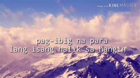 Halik Sa Hangin lyrics [Ebe Dancel]