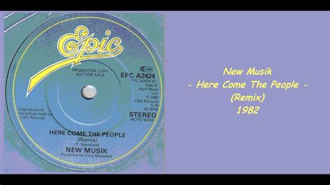 Here come the people lyrics [New Musik]