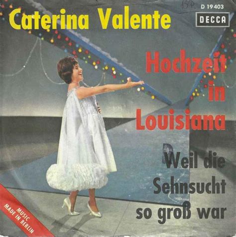 Hochzeit in Louisiana lyrics [Caterina Valente]