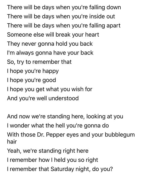 Hope lyrics [Blue October UK]