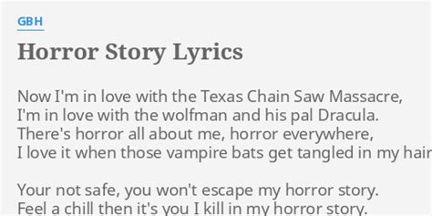 Horror Story lyrics [GBH]