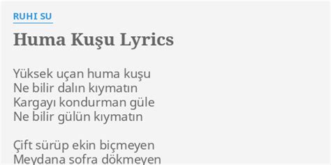 Huma Kuşu lyrics [Ruhi Su]