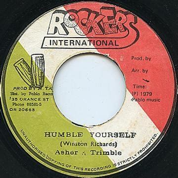 Humble Yourself lyrics [Asher & Trimble]