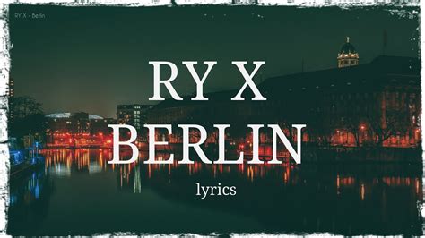 Hurt lyrics [RY X]