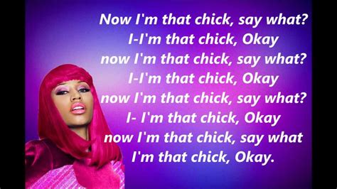 I'm That Chick lyrics [Enur]