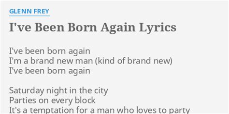 I've Been Born Again lyrics [Flo & Eddie]