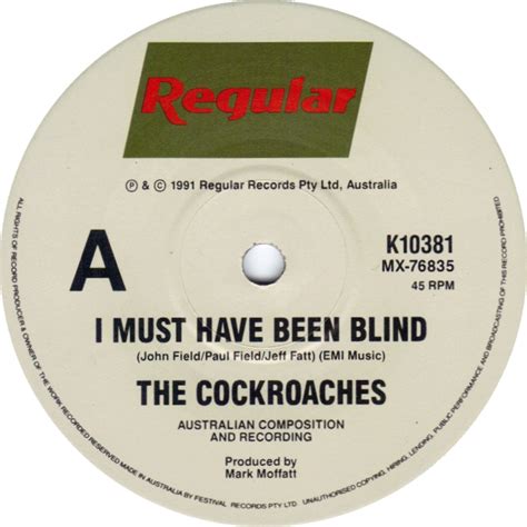 I Must Have Been Blind lyrics [The Cockroaches]