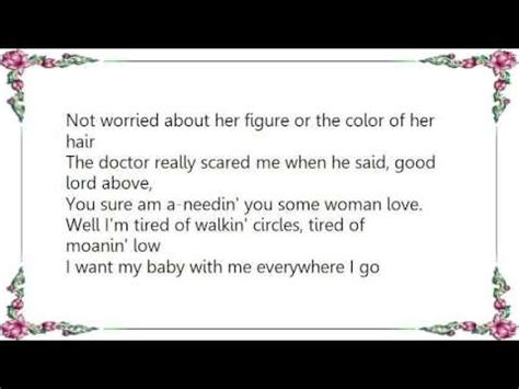 I Need a Woman's Love lyrics [Gene Vincent]