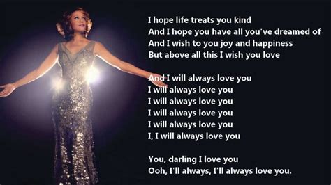I Will Always Love You lyrics [Whitney Houston]