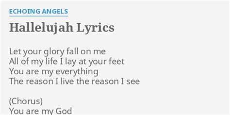 I Will lyrics [Echoing Angels]