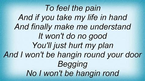 I Won't Be Hangin' Round lyrics [Linda Ronstadt]