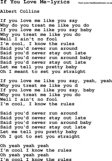 If You Love Me lyrics [Paulini]