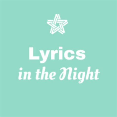 In the Night lyrics [Velveteve]