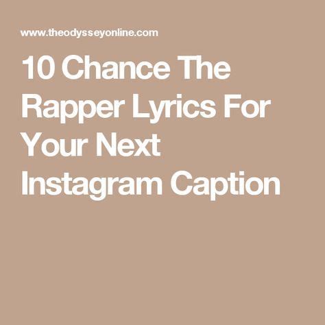 Instagram Song 3 lyrics [Chance the Rapper]