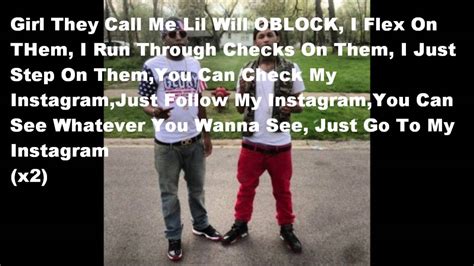 Instagram lyrics [Ballout]