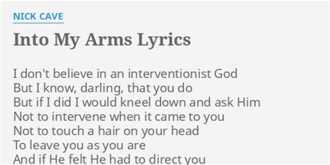 Into My Arms lyrics [Eliza Rickman]