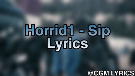 Intro lyrics [Horrid1 & Sav'O]