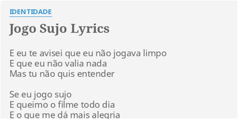 JOGO SUJO lyrics [MDF]
