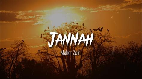 Jannah lyrics [Maher Zain]