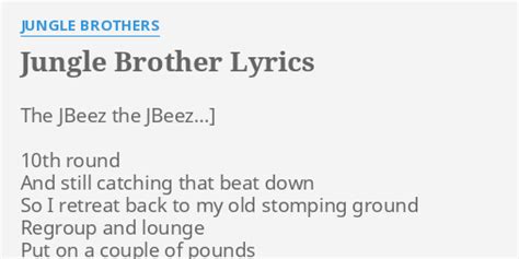 Jungle Brother lyrics [Jungle Brothers]