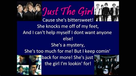 Just The Girl lyrics [The Click Five]