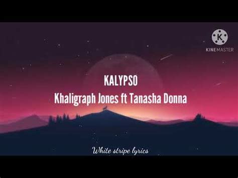 Kalypso lyrics [Tanasha Donna]