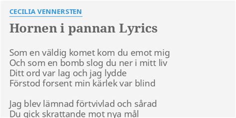 Kapten Nemo lyrics [Cecilia Vennersten]