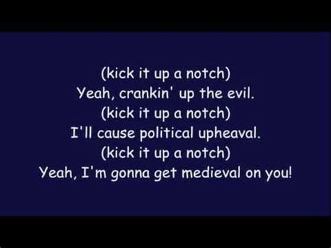 Kick It Up A Notch lyrics [Dylan Saunders]